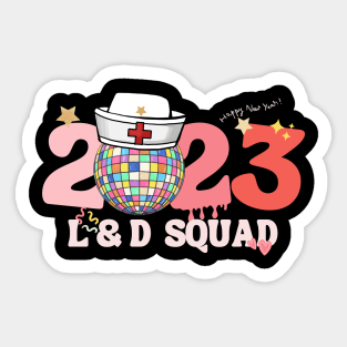 2023 L&D Squad New Year Nurse Gift Sticker